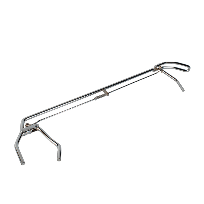 Namibian Hardwood NL Braai BBQ Chrome Tongs